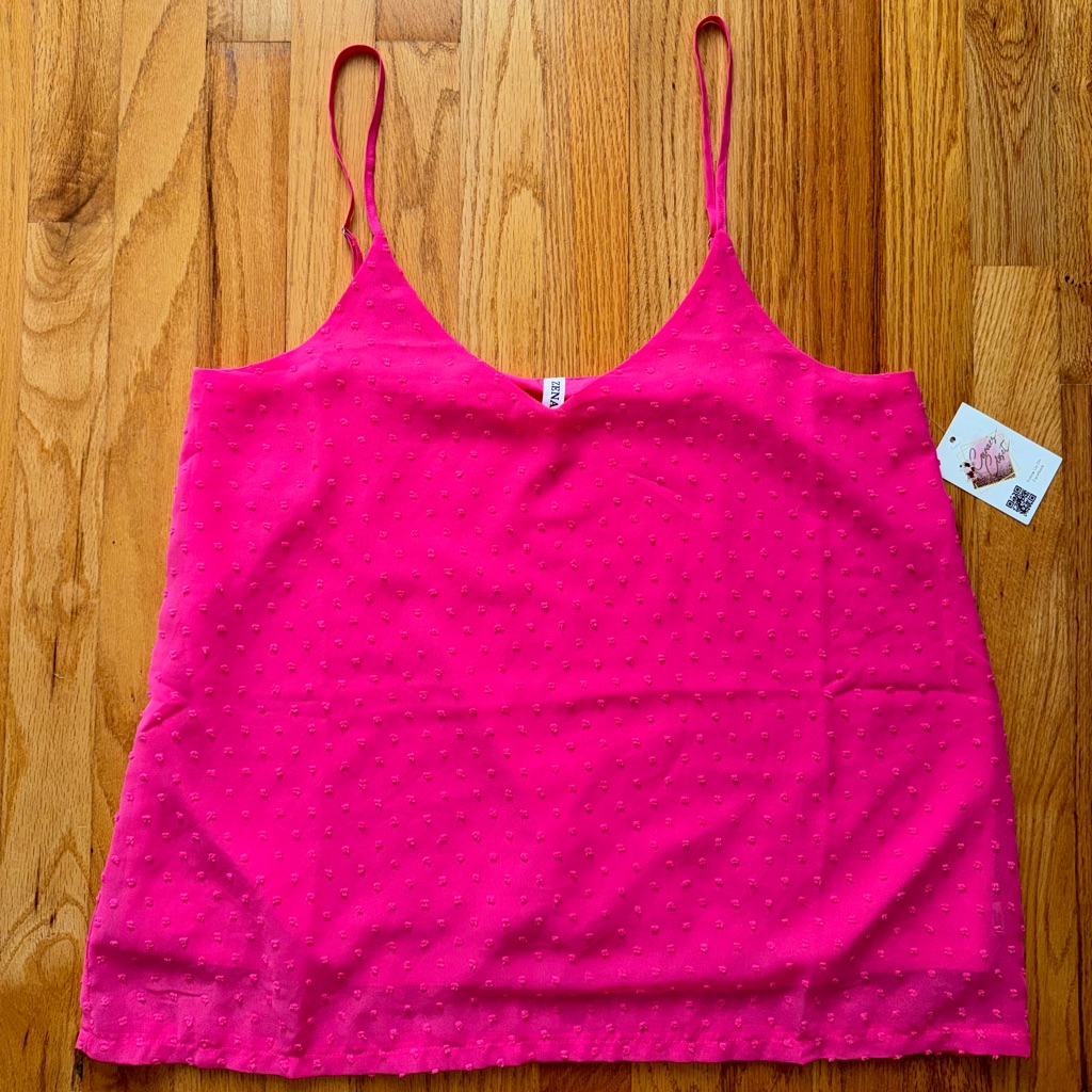 Brand New With Tags Swiss Dot Camisole